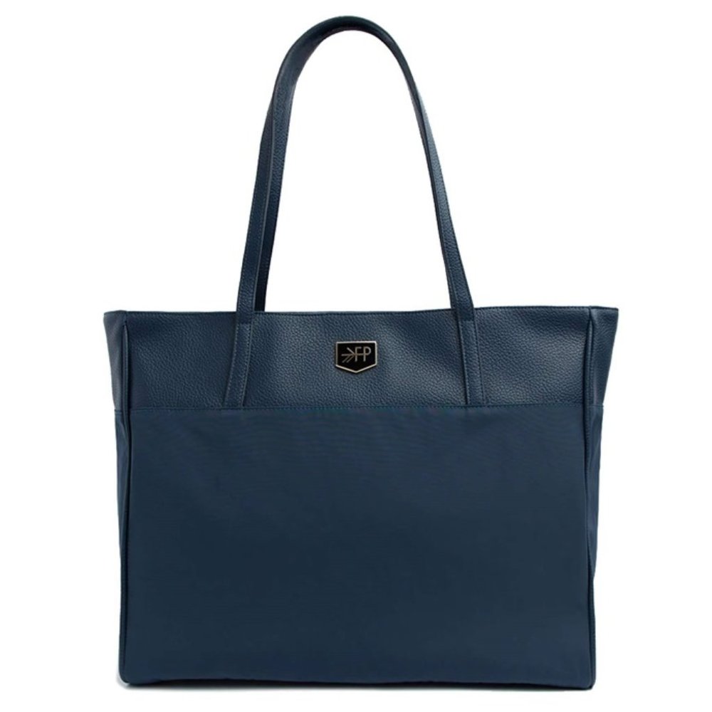 Freshly Picked Navy Blue Tote Diaper Bag - Picture 1 of 10